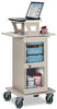 ProVisions Procedure Cart w/ 3 Drawer Bins & Laptop Shelf. Point Of Care
