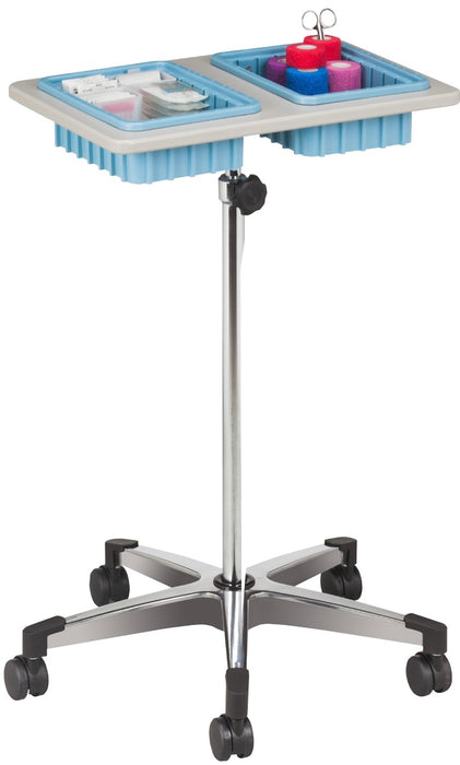 ClintonClean Two-Bin Mobile Phlebotomy Stand