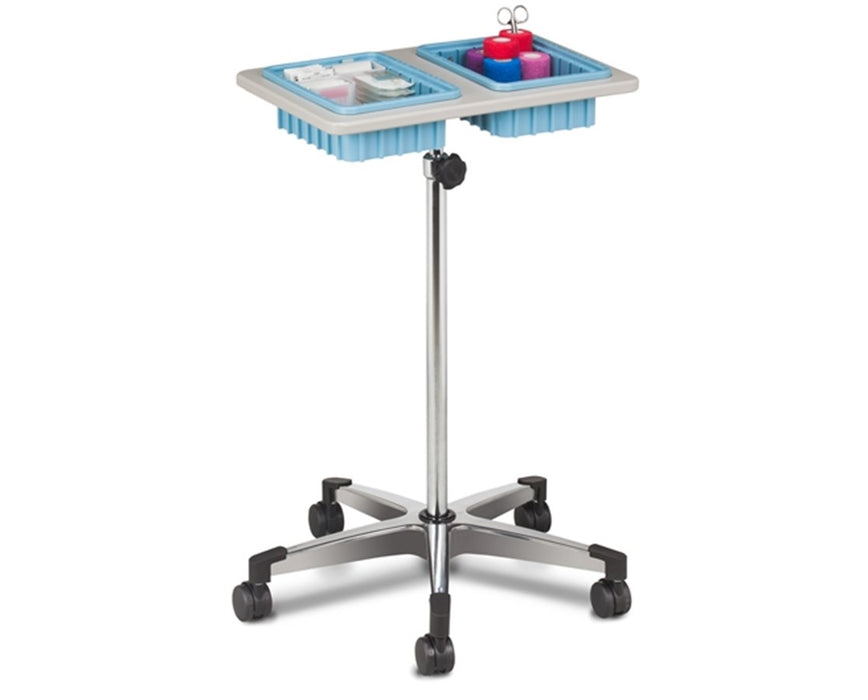 ClintonClean Two-Bin Mobile Phlebotomy Stand