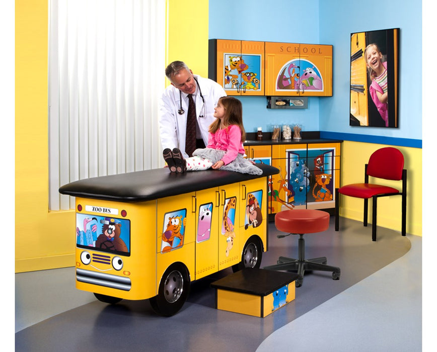 Kids Pediatric Exam Room Furniture Package [Table, Cabinets & More - Ready Room]