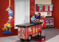 Pediatric Complete Exam Room. Engine K-9 Table & Firehouse Cabinet