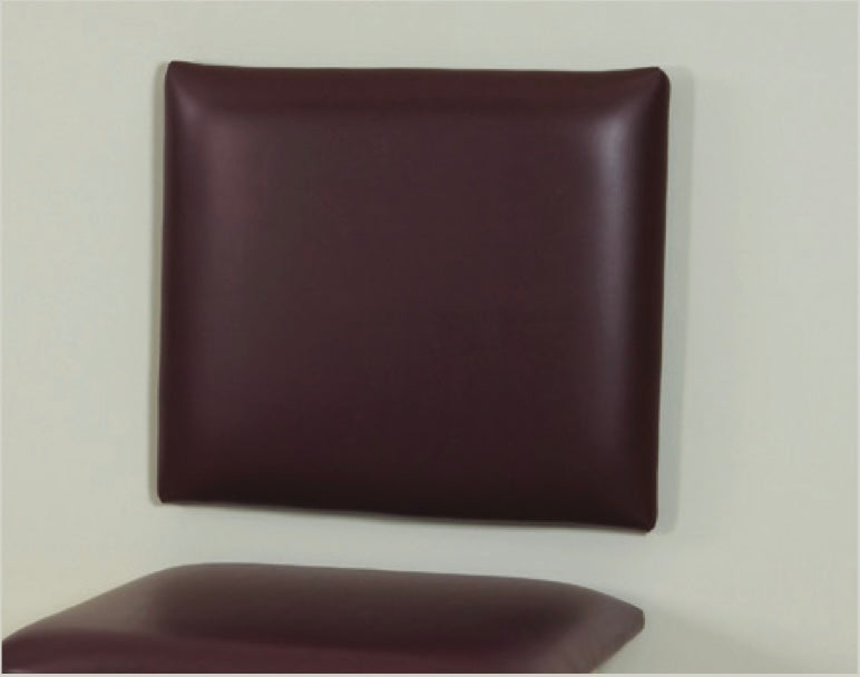 Upholstered Hook & Loop Wall Pad for Taping Table. 24" x 24"