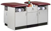 Sports Cabinet 2-Seat Taping Treatment Station. 42