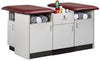 Sports Cabinet 2-Seat Taping Treatment Station. 42