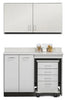 Furniture Package: Includes Wall & Base Cabinet w/ Mobile Cart-Mate on Right. 48