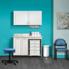 Furniture Package: Includes Wall & Base Cabinet w/ Mobile Cart-Mate on Right. 48