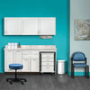 Furniture Package: Includes Wall & Base Cabinet w/ Mobile Cart-Mate on Right. 72