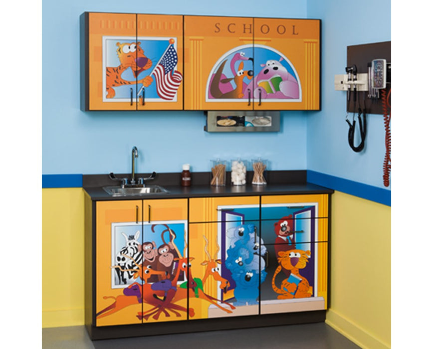 Pediatric Complete Exam Room w/ Truck Scale Table & Cabinet