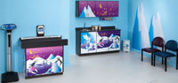 Pediatric Complete Exam Room. Cool Pals Scale Table & Cabinet
