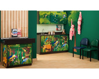 Pediatric Complete Exam Room. Rainforest Follies Scale Table & Cabinet