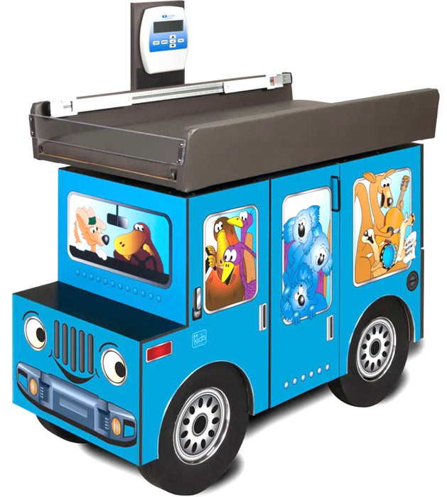 Pediatric Bus Cabinet Exam Scale Table w/ Flat Top
