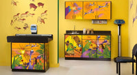 Pediatric Complete Exam Room. Dino Days Scale Table & Cabinet