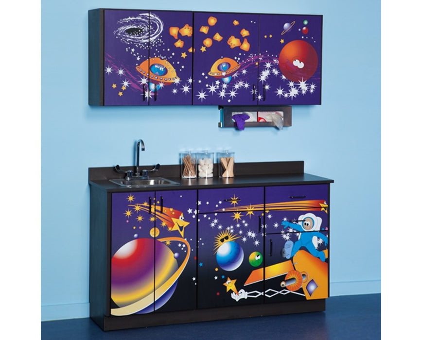 Pediatric Complete Exam Room - Space Place Table & Cabinet