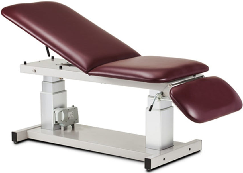 Ultrasound Power Hi-Lo Imaging Table w/ Adjustable Back & 3 Section Top