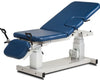 Power Hi-Lo Imaging Table w/ 3-Section Top (Adjustable Back, Drop Section, Drop-Window. Shrouded Frame) w/ Stirrups. 500lbs Capacity. 76