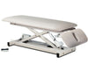 Power Hi-Lo Space Saver Exam Table. Open Base w/ Adjustable Back & Drop Section