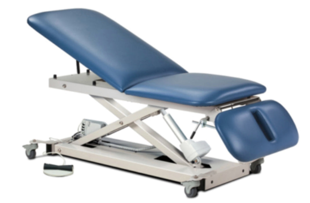 Extra-Wide Bariatric Power Hi-Lo Exam Table w/ Drop Section & Adjustable Back - 30" Wide