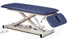 Power Hi-Lo Exam Table. Open Base, Flat Top w/ Drop Section. 400 lbs Capacity