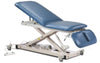 Power Hi-Lo Exam Table. Open Base w/ Adjustable Back, Drop Section & Casters. 400 lbs Capacity. 27
