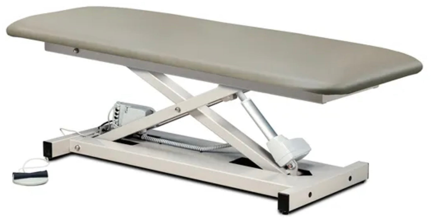 Power Hi-Lo Exam Table. Open Base w/ Flat Top [Bariatric & Casters Option]