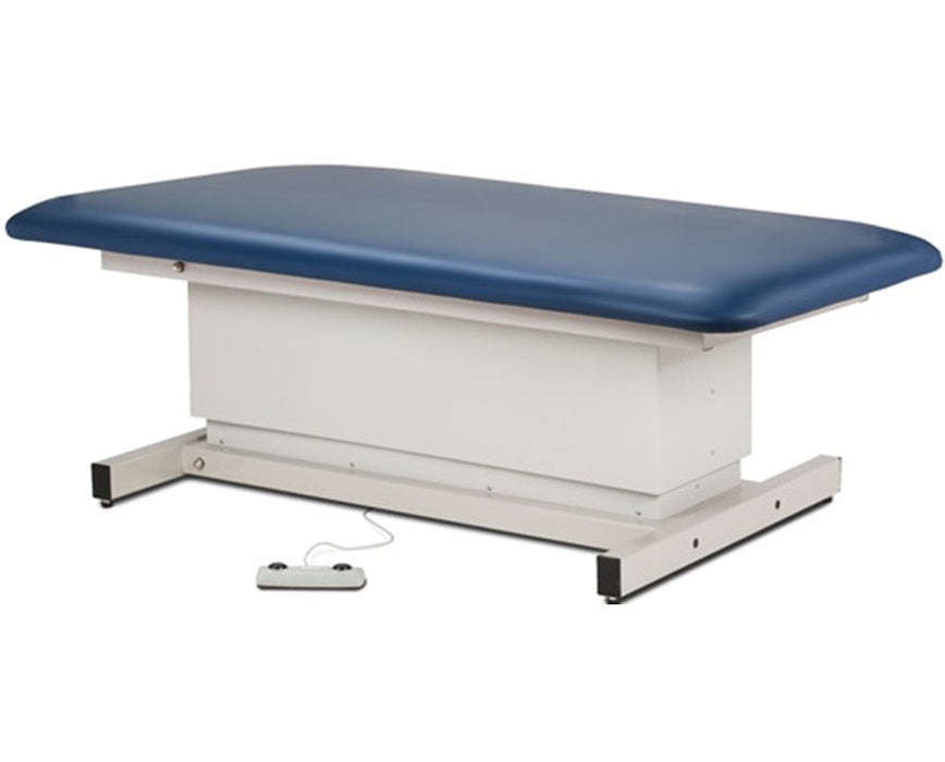 Bariatric Power Hi-Lo Exam Table. Shrouded Base w/ Flat Top. 34"W