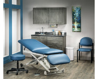 E-Series Exam Room Furniture Package. Fashion Finish [Power Table, Cabinets & More. Ready Room]