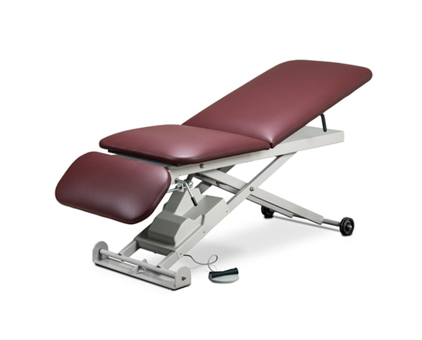 E-Series Power Hi-Lo Exam Table w/ Adjustable Back & 3 Section Top