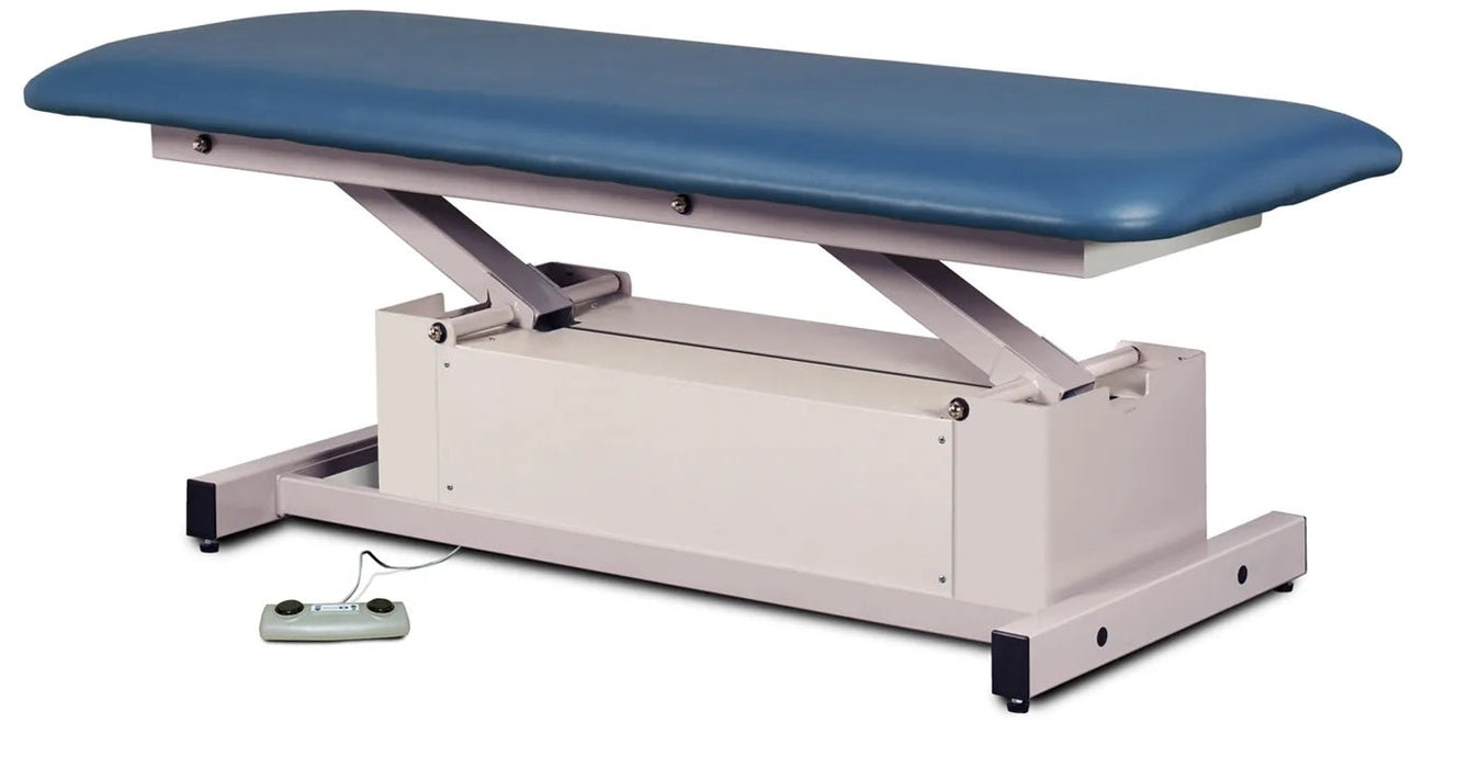 Power Glide Hi-Lo Exam Table w/ Flat Top & Shrouded Base