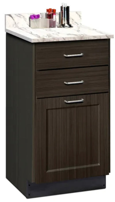 18"W Treatment Cabinet w/ 1 Door & 2 Drawers (Space Saver w/ Fashion Finish)