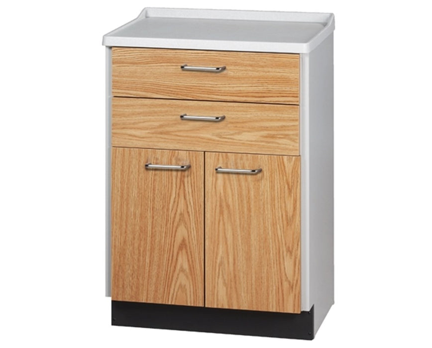 24.9"W Treatment Cabinet w/ 2 Doors & 2 Drawers (Molded Top)