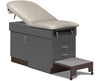 8890 - Table Base Color: Solid Color - Slate Gray Upholstery Color: Grays: Country Mist 3CM