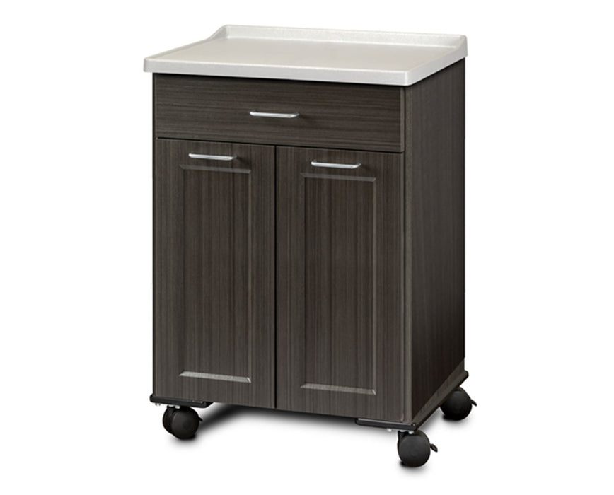 24"W Mobile Treatment Cabinet w/ 2-Doors, 1 Drawer (Fashion Finish w/ Molded Top)