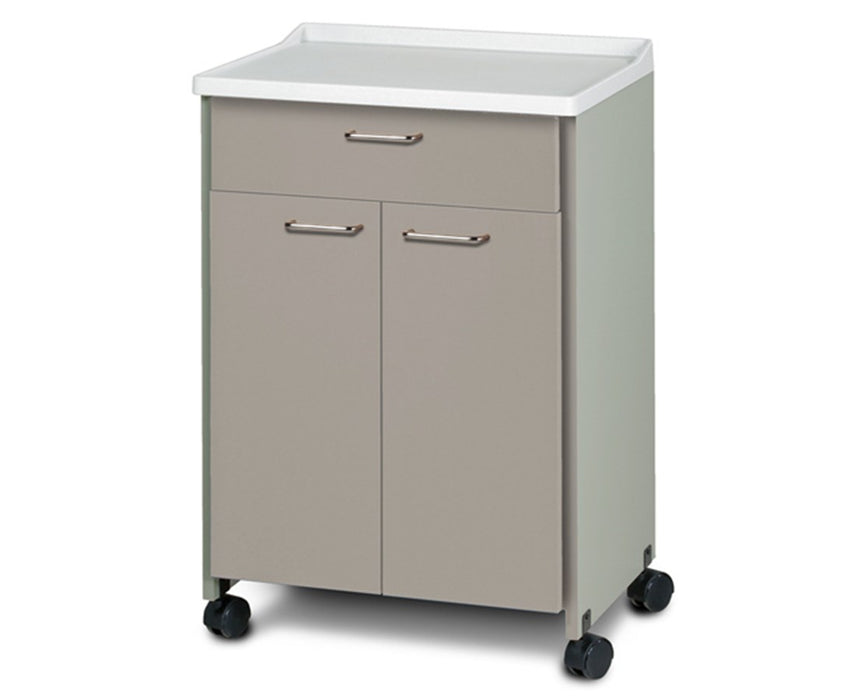 24"W Mobile Treatment Cabinet w/ 2-Doors, 1 Drawer (Molded Top)