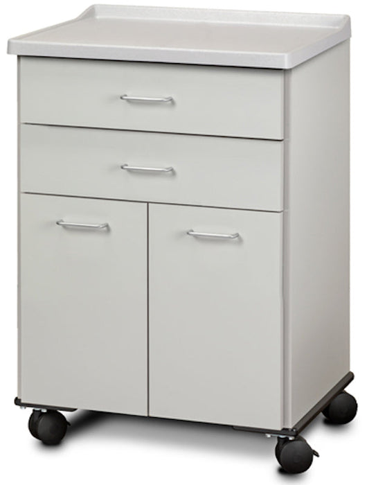 24"W Mobile Treatment Cabinet w/ 2-Doors, 2-Drawers (Molded Top)