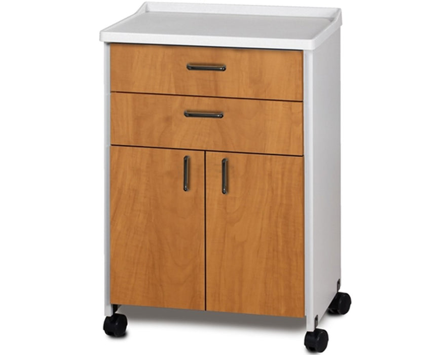 24"W Mobile Treatment Cabinet w/ 2-Doors, 2-Drawers (Molded Top)