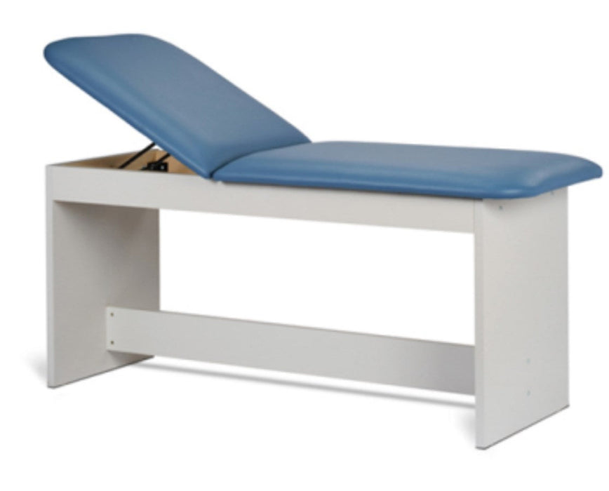 Space Saver Treatment Table w/ Adjustable Back - 27"W. Panel Leg