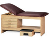 Style Line Treatment Table w/ Step Stool, Drawers, Shelf, Adjustable Back. 27