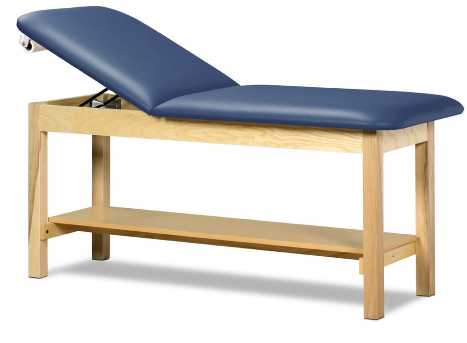 Classic Treatment Table w/ Shelf & Adjustable Back [Quick Ship]
