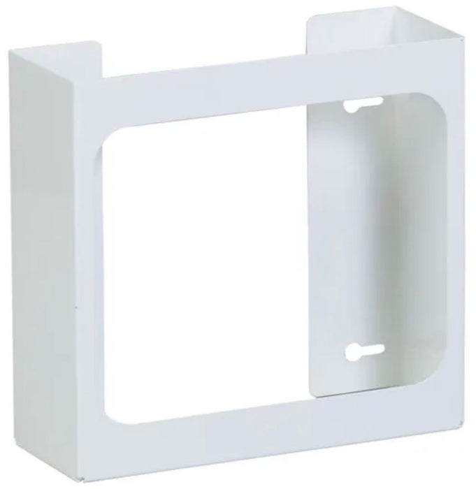 Double White Steel Glove Box Holder