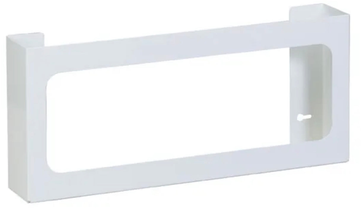 Quad White Steel Glove Box Holder