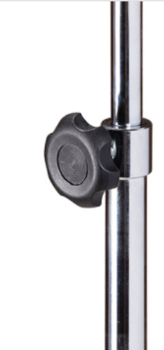 IV Pole with Knob Lock Adjustment, Heavy Base