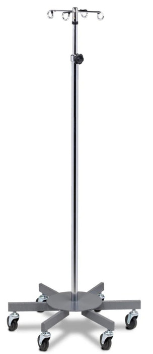 Six Leg Infusion Pump Stand, 4-Hooks