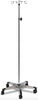 Six Leg Infusion Pump Stand, 2-Hooks