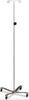 Stainless Steel IV Pole with Detachable Top 2-Hooks