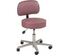 5-Leg Aluminum Base Stool Pneumatic Height Adjustment, With Backrest