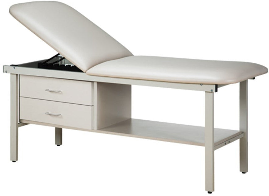 ETA Alpha Treatment Table w/ Drawers, Shelf & Adjustable Back