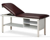 ETA Alpha Treatment Table w/ Shelves & Adjustable Back. 78