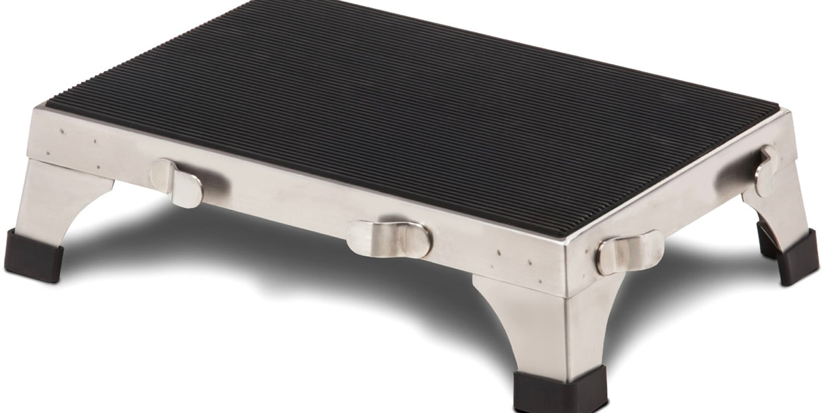 Clinton Stainless Steel Stacking Stools. Save at Tigermedical