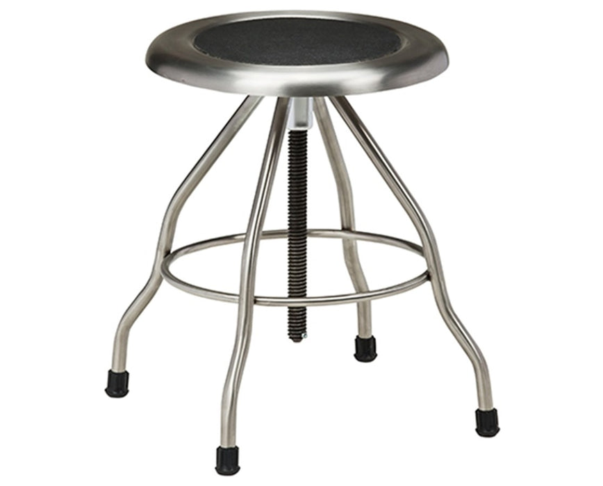 Stainless Steel Stool with Rubber Feet