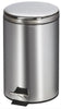 Small Round Waste Receptacle, Stainless Steel
